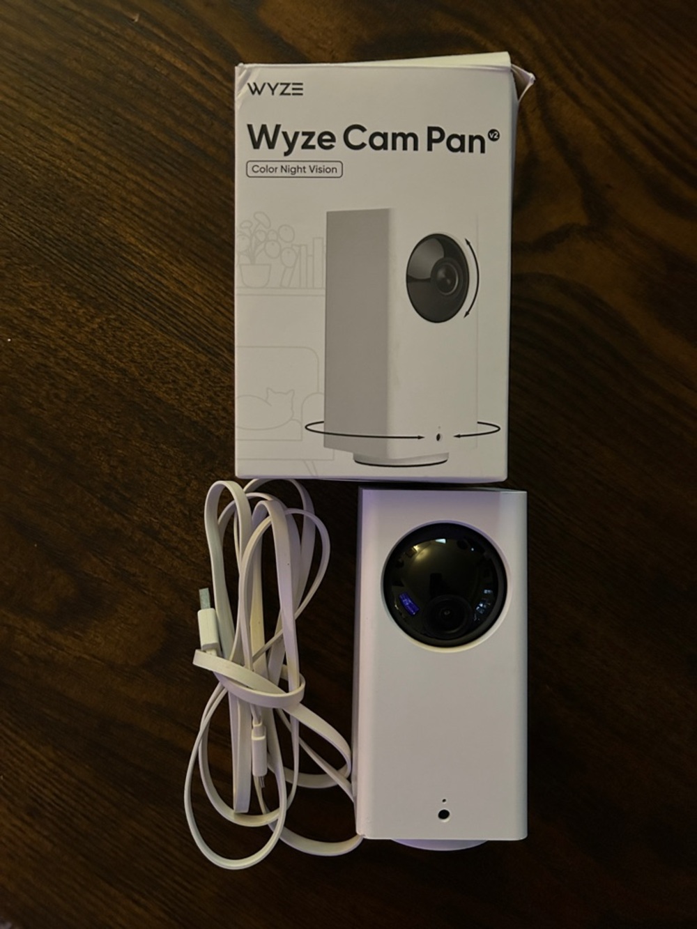 Wyze Cam Pan v2 Smart Home Camera - White
